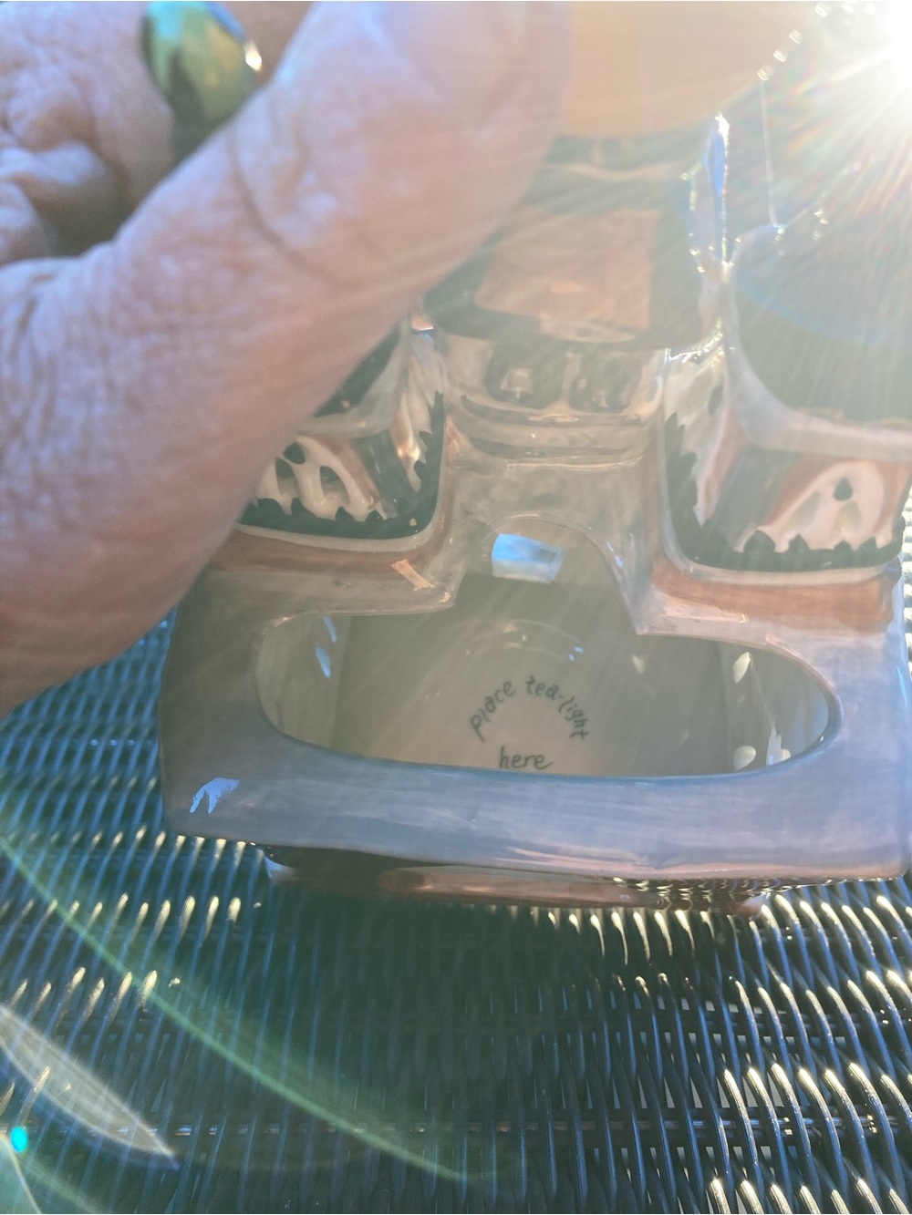 Blue Sky Hotel of Horrors candle holder - Picture 7 of 11